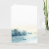 Trauerkarte "im Herzen geblieben" カード (裏面)