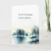 Trauerkarte "im Herzen geblieben" カード (正面)
