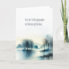 Trauerkarte "im Herzen geblieben" カード