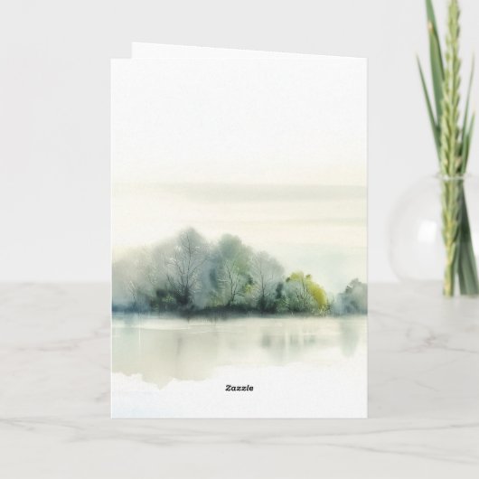 Trauerkarte "Zuhause" 案内状 (裏面)