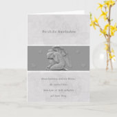 Trauernder Engel カード (黄色い花)