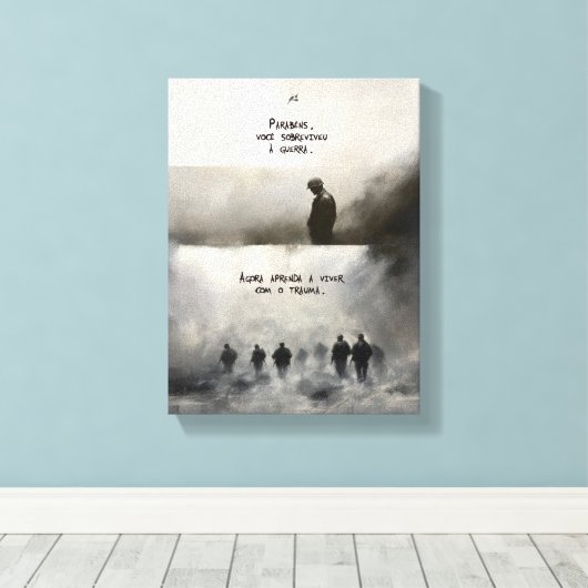 Trauma キャンバスプリント (インサイチュ (ウッドフロア))