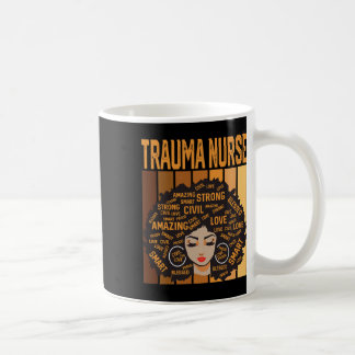 Trauma Nurse Powerful Black History Month Black Pr コーヒーマグカップ