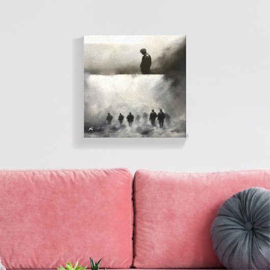 Trauma (Sem Frase) キャンバスプリント (インサイチュ (リビング))