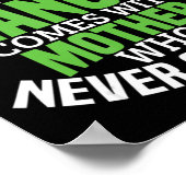 Traumatic Brain Injury Awareness T Shirt TBI Aware ポスター (角)