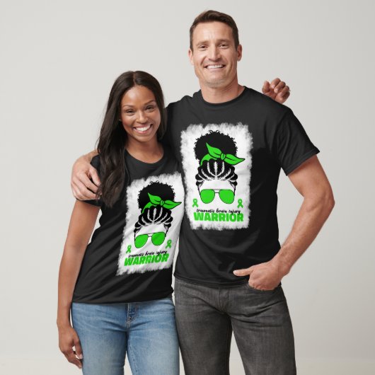 Traumatic Brain Injury Warrior For Afro Women TBI  Tシャツ (ユニセックス)