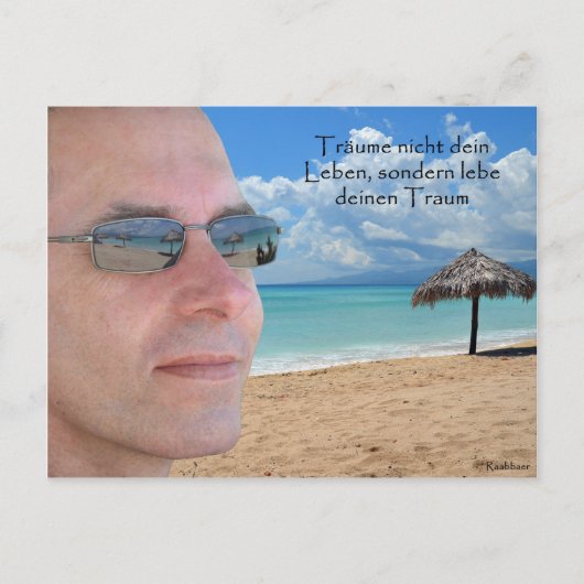 TRÄUME LEBEN ポストカード (正面)