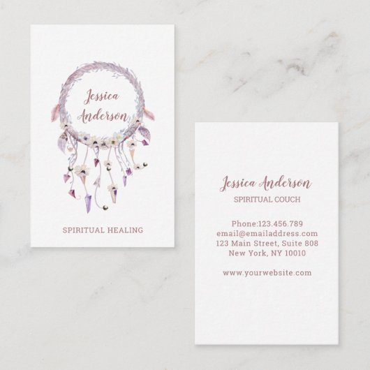 Traumfänger 名刺 (正面/裏面)