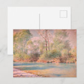 Traunstein River on the Road to Empfig, Bavaria: ポストカード (正面/裏面)