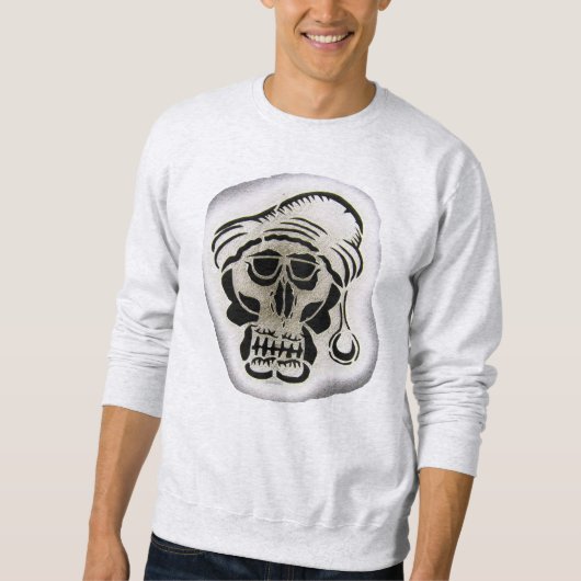 Trauriger Jolly Roger - Sweatshirt スウェットシャツ (正面)