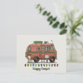 TravcoのキャンピングカーのキャンピングカーRV ポストカード (スタンド正面)