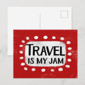TravelはMy Jamはがき ポストカード (正面/裏面)