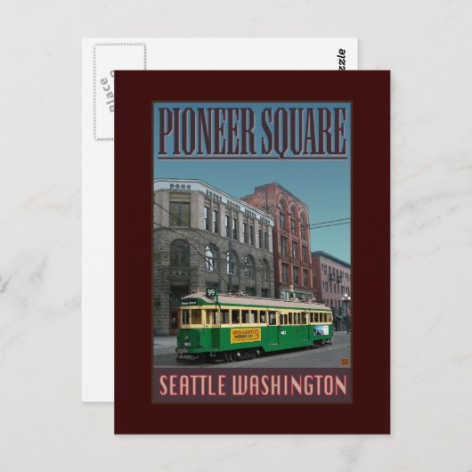 TRAVEL – シアトル – パイオニアスクエア –  ポストカード (正面/裏面)