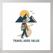 Travel adds value ポスター (正面)