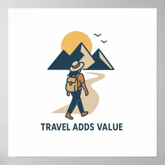 Travel adds value ポスター (正面)