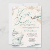 Travel Adventure Cruise Bachelorette Party 招待状 (正面)