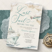 Travel Adventure Cruise Bachelorette Party 招待状