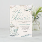 Travel Adventure Cruise Engagement Party 招待状 (スタンド正面)