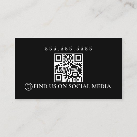 Travel Advisor Agent Services Logo QR Code 名刺 (裏面)