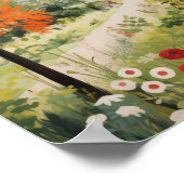 Travel Aesthetic Painting City Aarhus Denmark ポスター (角)