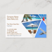 Travel Agentの名刺テンプレート 名刺 (正面)