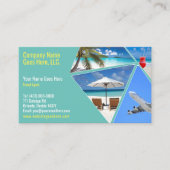 Travel Agentの名刺テンプレート 名刺 (正面)