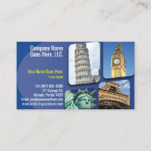 Travel Agentの名刺テンプレート 名刺 (正面)