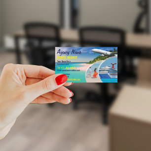 Travel Agentの名刺テンプレート 名刺