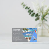 Travel Agentの名刺テンプレート 名刺 (スタンド正面)