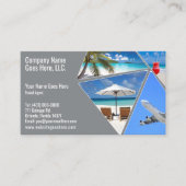 Travel Agentの名刺テンプレート 名刺 (正面)