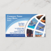 Travel Agentの名刺テンプレート 名刺 (正面)