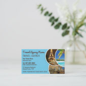 Travel Agentテンプレート名刺 名刺 (スタンド正面)