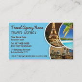 Travel Agentテンプレート名刺 名刺 (正面)