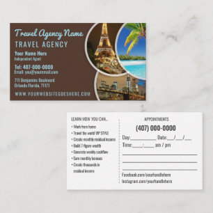 Travel Agentテンプレート 名刺