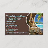 Travel Agentテンプレート 名刺 (正面)