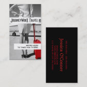 Travel Agentモダンの名刺 名刺 (正面/裏面)