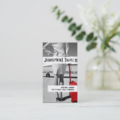 Travel Agentモダンの名刺 名刺 (スタンド正面)