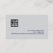 Travel Agent Business Card With Map 名刺 (裏面)