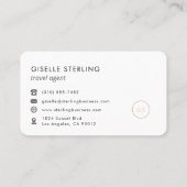 Travel Agent Professional 名刺 (裏面)