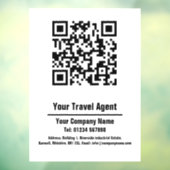 Travel Agent QRコードデザイン ウィンドウサイン (シート3)