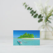 Travel Agent Vacation Planning Tropical Get Away 名刺 (スタンド正面)