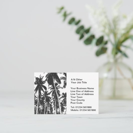 Travel Agents Business Card 名刺 (スタンド正面)