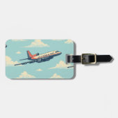 Travel Airplane Luggage Tag ラゲッジタグ (正面横)
