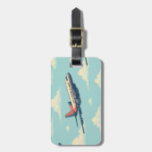 Travel Airplane Luggage Tag ラゲッジタグ (正面縦)