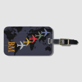 travel . airsマップ ラゲッジタグ (正面横)