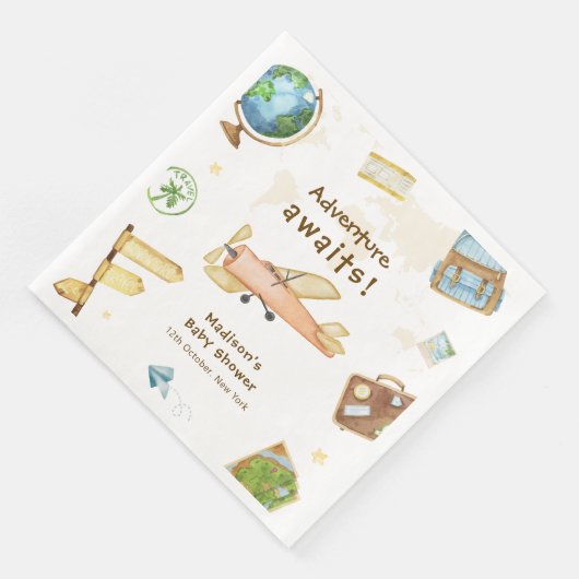 Travel Around The World Airplane Baby Shower  (コーナー)