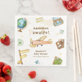 Travel Around The World Airplane Baby Shower  (インサイチュ)