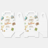 Travel Around The World Airplane Baby Shower フェイバーボックス (見開き)
