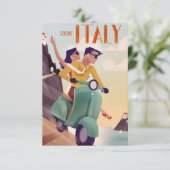 Travel Art Explore Italy サンキューカード (スタンド正面)