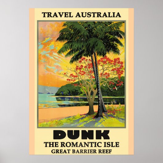 Travel Australia, Dunk Island, ポスター (正面)